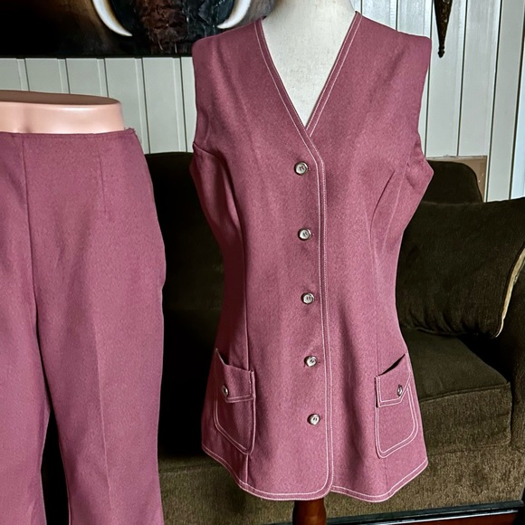 Douglas Marc • 2 Piece • Top / Pants Set • Hippie • Purple Color • Size Medium - Picture 2 of 12